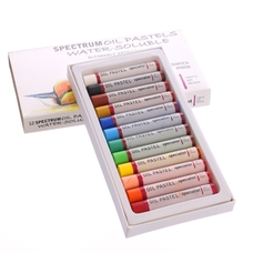 Spectrum Water-Soluble Oil Pastels - Pack of 12